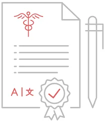 Certificate translation document for official and legal use