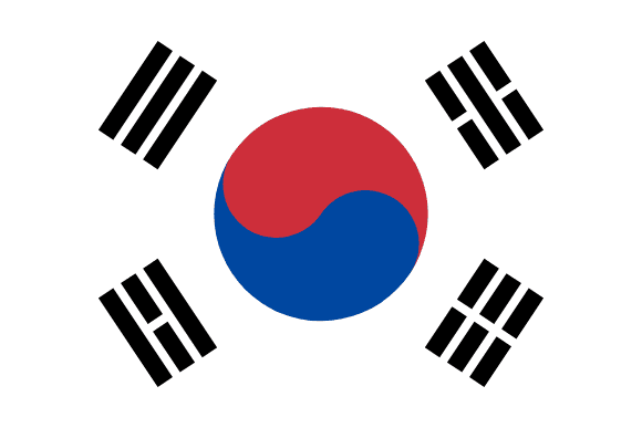 Korean language flag